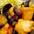 クックED5LWO☆'s cooksnap of when they made 鶏肉と茄子の甘酢炒め.