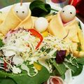 みのるぽん's cooksnap of when they made 簡単生ハムサラダ♡ひな祭りバージョン.