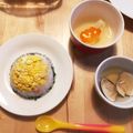 ひぃいろ's cooksnap of when they made ♡離乳食☆三色押し寿司♡ひなまつり.