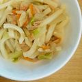 シナモシナモ's cooksnap of when they made 離乳食後期 手づかみOK焼きうどん.