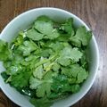 マリアの料理記録日誌's cooksnap of when they made 【餃子の王将】パクチーたっぷり餃子スープ.