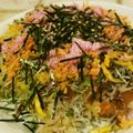 ダッフィーニーうに's cooksnap of when they made しらすと鮭のちらし寿司.