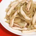 mmameco's cooksnap of when they made イカの一夜干と玉ねぎのソテー.