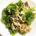 がんこママ♪'s cooksnap of when they made 豚バラとレタスの簡単炒め.