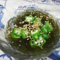 ☆じゅげむ☆彡's cooksnap of when they made つるつるもずくにおくらちゃん.