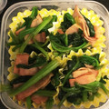 nishimo's cooksnap of when they made 簡単小鉢♪ほうれん草ベーコンのバター炒め.