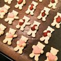 mahmican's cooksnap of when they made ナッツ2個だっこくまさんクッキー.