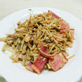 amjkao's cooksnap of when they made 時短で簡単！えのきとベーコンのだし炒め.