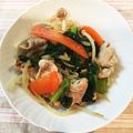 tikariri's cooksnap of when they made ご飯が進む！小松菜と豚肉の塩こうじ炒め.