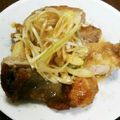 pearlpopi's cooksnap of when they made 鶏モモ肉のネギソースがけ(油淋鶏風).