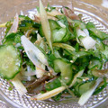 ジョンリークッカー's cooksnap of when they made さっぱり♪みょうがときゅうりの酢の物.
