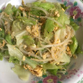 まゆこ＠'s cooksnap of when they made レタスともやし◎鶏ガラ炒め.