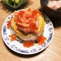ｂｅｒｒｙ＋'s cooksnap of when they made 【父の日に】サーモンとイクラの寿司ケーキ.