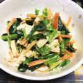 ソウくんママ's cooksnap of when they made 簡単わが家の✿小松菜ごまたっぷり和え✿.