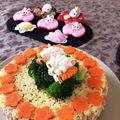 chou's cooksnap of when they made スモークサーモンで薔薇☆お花畑ちらし寿司.