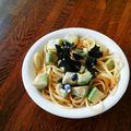 greentmt's cooksnap of when they made アボカドわさびマヨパスタ☆.