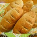 yuzuyou15's cooksnap of when they made ライ麦セサミブレッド.