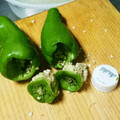 はるかのはは's cooksnap of when they made 簡単‼ピーマンの種の取り方.