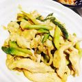 きーちゃん（＾∇＾）'s cooksnap of when they made 鶏むね肉とアスパラ☆はちみつ生姜焼き♪.