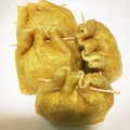 きーきりん's cooksnap of when they made 餃子のたねで油揚げの茹で巾着♡簡単.