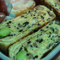 kinako1010's cooksnap of when they made ひじきの煮物とチーズの❀卵焼き❀.