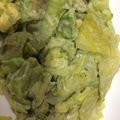 はに333's cooksnap of when they made キャベツとアボカドのわさび醤油和え.