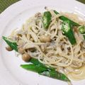 kiminov's cooksnap of when they made ジャコとしめじのスパゲッティー.