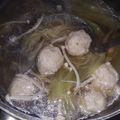 ふぁんたにゃん's cooksnap of when they made あったまる〜！白菜と肉団子と春雨のスープ.
