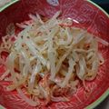 ❀のんたん❀'s cooksnap of when they made もやし、かにかま、辛子マスタード和え.