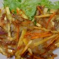 チビ★エルモ's cooksnap of when they made ★さつまいも＆大葉＆豚肉のかき揚げ★.