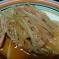 akilondon's cooksnap of when they made もやしとハムのナムル.