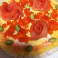mame☆ame's cooksnap of when they made ひな祭りに！お祝いに！簡単ケーキ寿司.