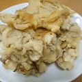 はるほのキラリ's cooksnap of when they made カラッとあがる舞茸の天ぷら.