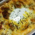 ゆうだいママemi's cooksnap of when they made カレーリメイクで簡単カレーグラタン.
