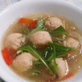 クック6DDPP8☆'s cooksnap of when they made 市販のつみれを使った簡単スープ.