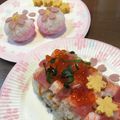 ☆莉奈ママ☆'s cooksnap of when they made ひな祭りに♪カラフルモザイクちらし寿司.