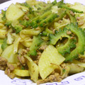 Rick_t's cooksnap of when they made ジャガイモとゴーヤのカレー炒め.