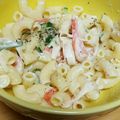 okazakana's cooksnap of when they made カニカマときゅうりのマカロニサラダ☆.