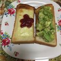 こめださん。's cooksnap of when they made チーズケチャップトースト.