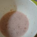 うね子ちゃん's cooksnap of when they made 初期離乳食 イチゴミルク.