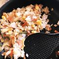 GONTA3号's cooksnap of when they made ちらし寿司残り＆酢飯で☆チャーハン.