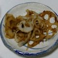 ヨシヨッシー's cooksnap of when they made レンコンおかかバター焼き.