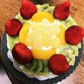 クックD5IQBQ☆'s cooksnap of when they made 本格的☆なのに簡単デコレーション♪５百円でできます！.