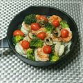 日々笑顔's cooksnap of when they made ♓海老とプチトマトのオイル焼き♓.