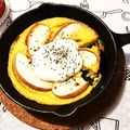 まるピメ子's cooksnap of when they made 【糖質オフ】アップル・ダッチベイビー.