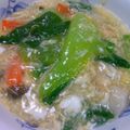 まあこmm's cooksnap of when they made お麩と青梗菜のかき玉あんかけ♪.