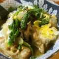 低カロ探検隊's cooksnap of when they made ちゅるん♪【菜の花と油麩の卵とじ】簡～単.