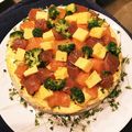 百合の丘のうし's cooksnap of when they made 誕生日やお祝い事に！ちらし寿司ケーキ.
