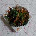 イチゴ、イチゴ。's cooksnap of when they made 簡単！人参とほうれん草のナムル風♡.