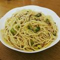 栗かぼちゃ21's cooksnap of when they made アスパラとツナの和風マヨパスタ.